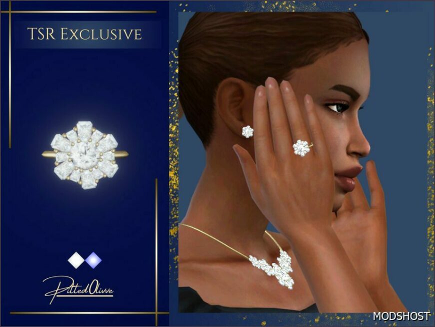 Sims 4 Female Accessory Mod: Daphne Ring (Featured)