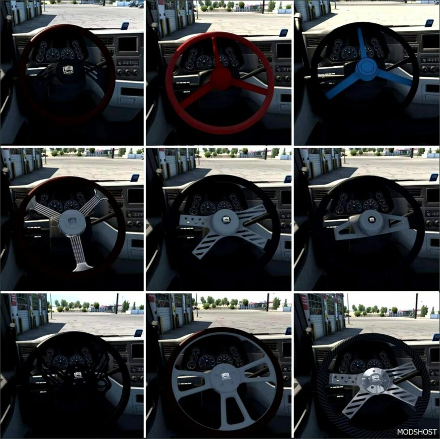 ATS Part Mod: Fishpants Steering Wheel Pack V2.0 (Featured)