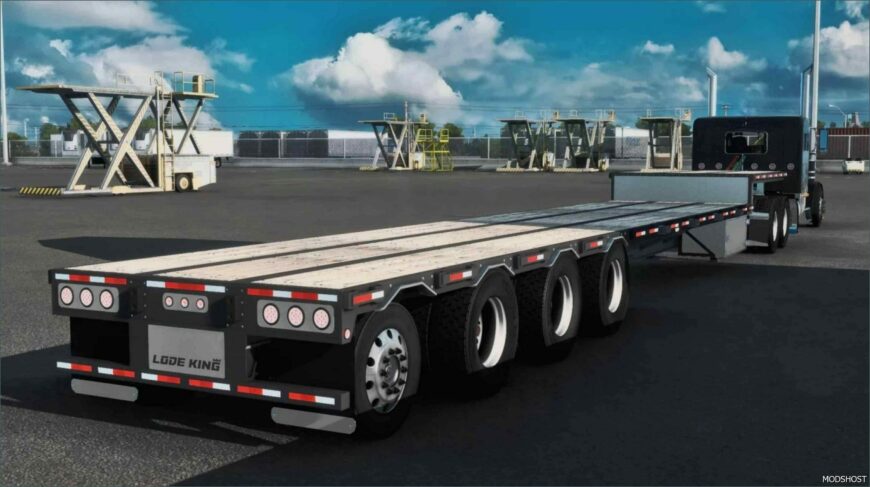 ATS Mod: Lodeking Stepdeck Trailer V1.3 1.50 (Featured)