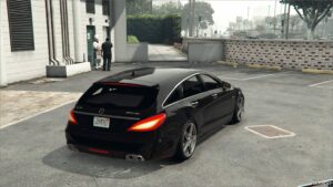 GTA 5 Mercedes-Benz Vehicle Mod: 2012 Mercedes-Benz CLS 63 AMG Shooting Brake X218 | Add-On V2.1 (Image #4)