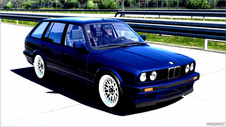 ETS2 BMW Car Mod: E30 Touring V2.2 1.51 (Featured)