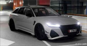 BeamNG Audi Car Mod: 2023 Audi RS6 C8 V2.0 Rework 0.32 (Featured)