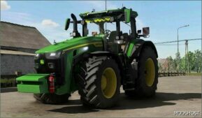 FS22 John Deere Tractor Mod: 8R NEW Design (Featured)