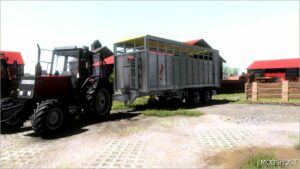 FS22 Livestock Trailer Mod: Fliegl Animal Transporter V1.0.0.1 (Featured)