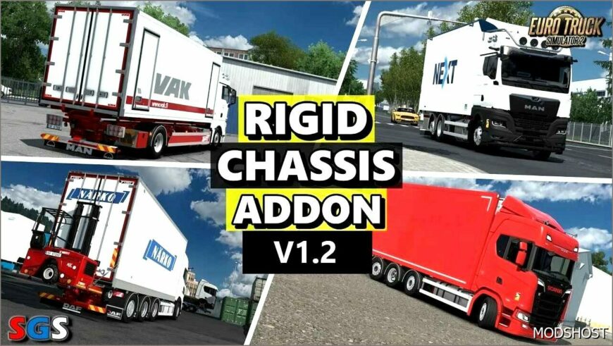 ETS2 Part Mod: Rigid Chassis Addon by Kast V1.2 (Featured)