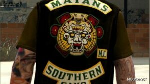 GTA 5 Player Mod: Mayans MC Vest – Southern Cayo Perico for Trevor OR Michael (SP) (Featured)