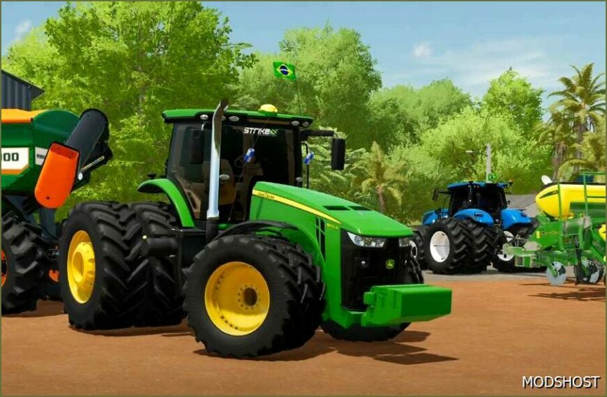 FS22 John Deere Tractor Mod: 8R South America (Featured)