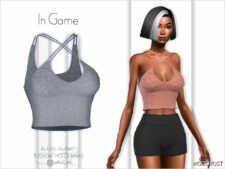 Sims 4 Female Clothes Mod: Cora Tank-Top – ACN 473 (Featured)