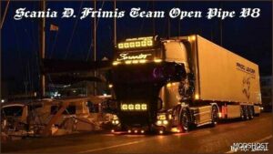 ETS2 Scania Sound Mod: D. Frimis Team Open Pipe V8 V1.2 (Image #2)