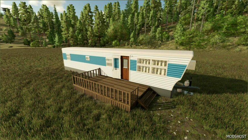 FS22 Placeable Mod: Retro Camping Home (Featured)