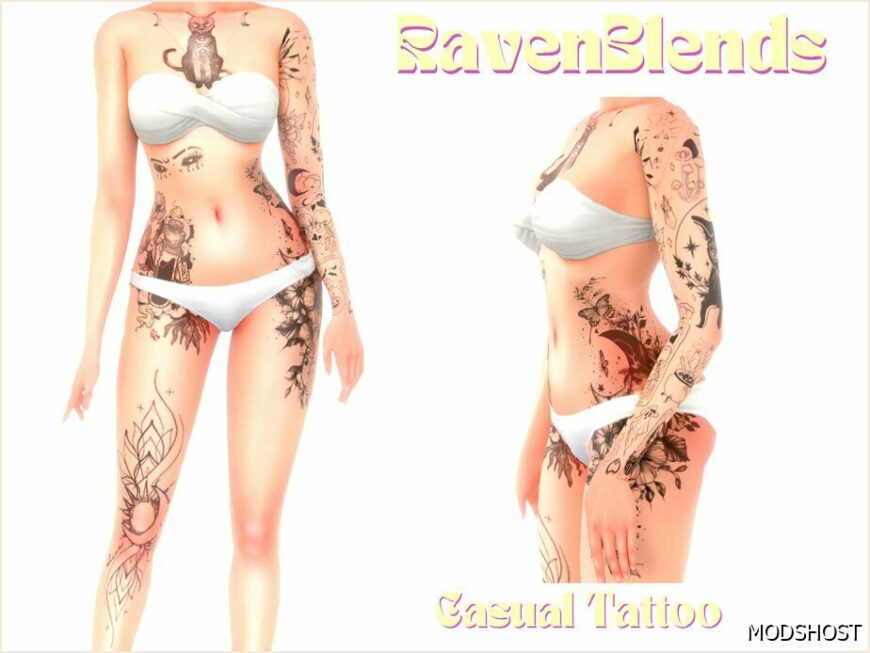 Sims 4 Mod: Casual Tattoo (Featured)