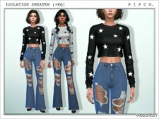 Sims 4 Athletic Clothes Mod: Isolation Sweater. (Featured)