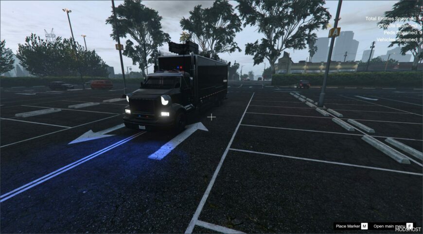 GTA 5 Police Vehicle Mod: Pounder V2.0 Menyoo (Featured)