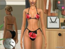 Sims 4 Everyday Clothes Mod: Bikini SET 444 (Image #2)