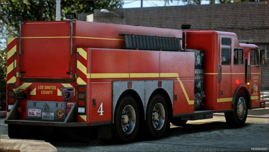 GTA 5 Vehicle Mod: MTL Pumper Add-On (Featured)