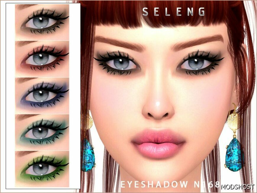 Sims 4 Eyeshadow Makeup Mod: N168 (Featured)