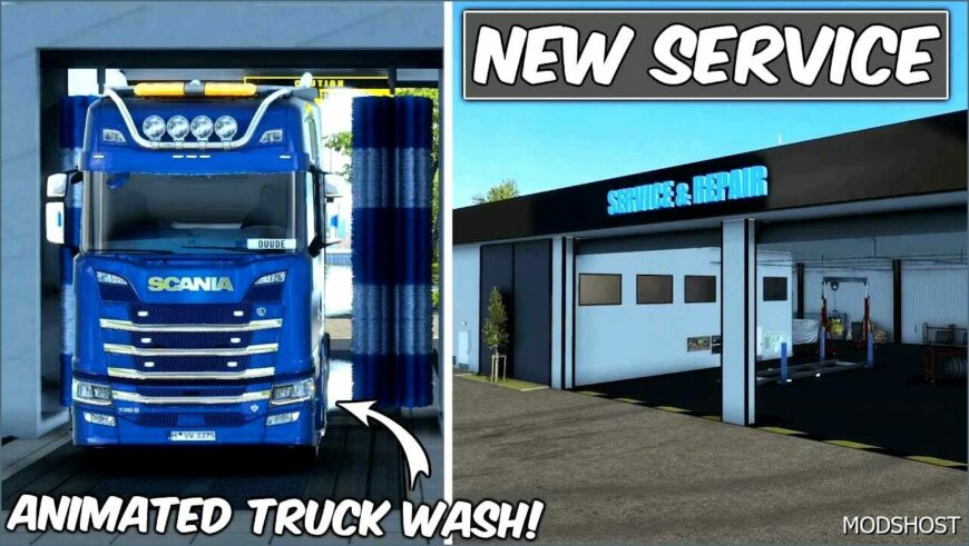 ETS2 Mod: NEW Service 1.50 (Featured)