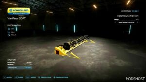 FS22 NEW Holland Header Mod: Varifeed 30FT Fixed V3.0 (Image #5)