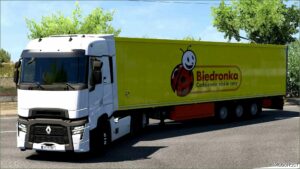 ETS2 Krone Mod: Skin Biedronka Krone Cool Liner 08 08 2024 1.50 (Image #4)