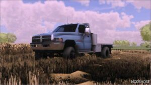 FS22 Dodge Vehicle Mod: 2001 Dodge RAM 3500 Flatbed (Image #8)