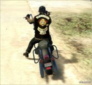 GTA 5 Player Mod: Mayans MC Vest Pack (FOR Franklin, Michael, Trevor) V1.1 (Image #4)