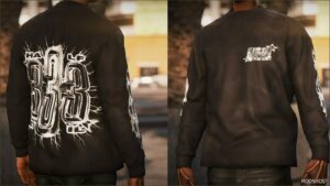 GTA 5 Player Mod: Half Evil Long Sleeve for MP Male (Featured)