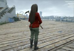 GTA 5 Player Mod: Adult Clementine (TWD) Add-On PED V3.0 Final (Image #4)