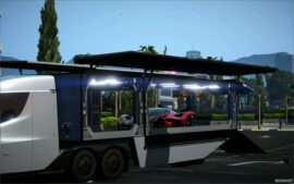 GTA 5 Tesla Vehicle Mod: Semi Trailer Add-On / Fivem V2.0 (Image #5)