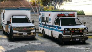 GTA 5 Vehicle Mod: Brute Ambulance Improved Add-On | Replace | Liveries (Featured)