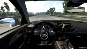 ETS2 Audi Car Mod: A6 C7 3.0 Tfsi 2015 V2.6 1.51 (Image #3)