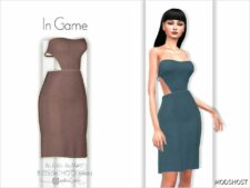 Sims 4 Dress Clothes Mod: Arianna Dress – ACN 478 (Image #2)