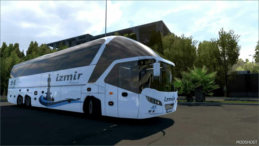 ETS2 Neoplan Mod: Starliner Izmir Turizm Skinpack (Featured)