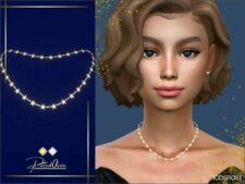 Sims 4 Female Accessory Mod: Lyla Necklace (Image #2)