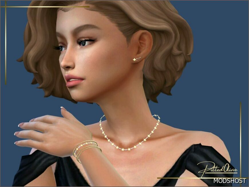 Sims 4 Female Accessory Mod: Lyla Necklace (Featured)