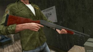 GTA 5 Police Weapon Mod: Remington 870 Police Magnum Riot (Featured)