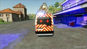 FS22 Renault Vehicle Mod: Master Vpsp French Red Cross (Image #5)