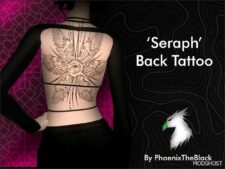 Sims 4 Female Mod: Seraph Tattoo (Featured)