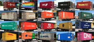 ATS Trailer Mod: Arnook’s Container Pack – Edition FIX V10 (Image #2)