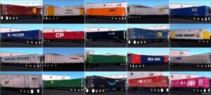 ATS Trailer Mod: Arnook’s Container Pack – Edition FIX V10 (Image #3)