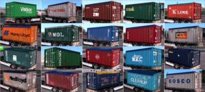 ATS Trailer Mod: Arnook’s Container Pack – Edition FIX V10 (Image #4)