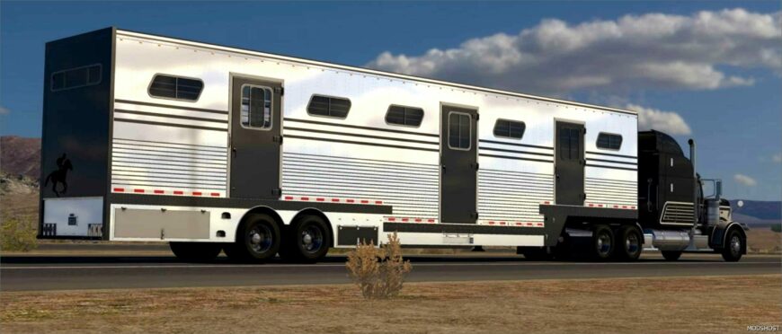 ATS Mod: EBY Horse Trailer - SWC V1.1.0 (Featured)