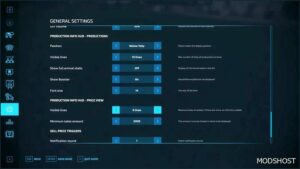 FS22 Mod: Production Info HUD V1.4.1.11 (Featured)