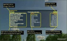 FS22 Mod: Production Info HUD V1.4.1.11 (Image #5)