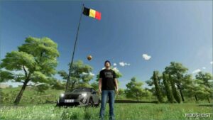 FS22 Flag Placeable Mod: World Country Flag V3.0 (Featured)