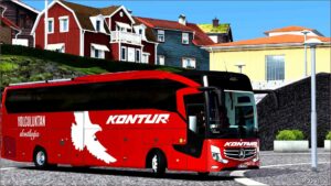 ETS2 Mercedes-Benz Mod: Mercedes Benz Travego Kontur Skin 1.50 (Image #2)