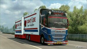 ETS2 Volvo Truck Mod: FH16 Tandem Flower Line V2.0 (Image #2)