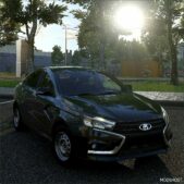 BeamNG Lada Car Mod: Vesta 2024 0.32 (Featured)