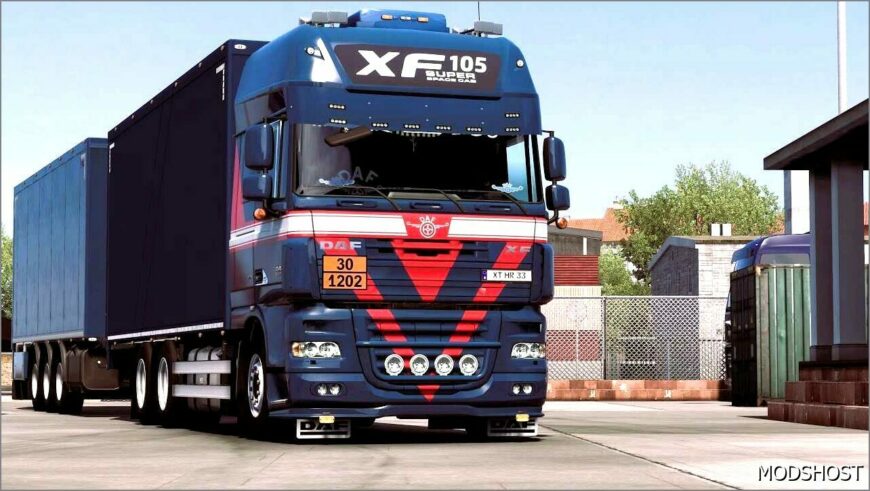 ETS2 DAF Truck Mod: XF 105 by Vad&K V7.15.1 (Featured)