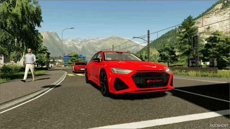 FS22 Audi Car Mod: RS6 (Featured)