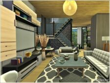 Sims 4 Mod: Modern Forest House No CC (Image #5)